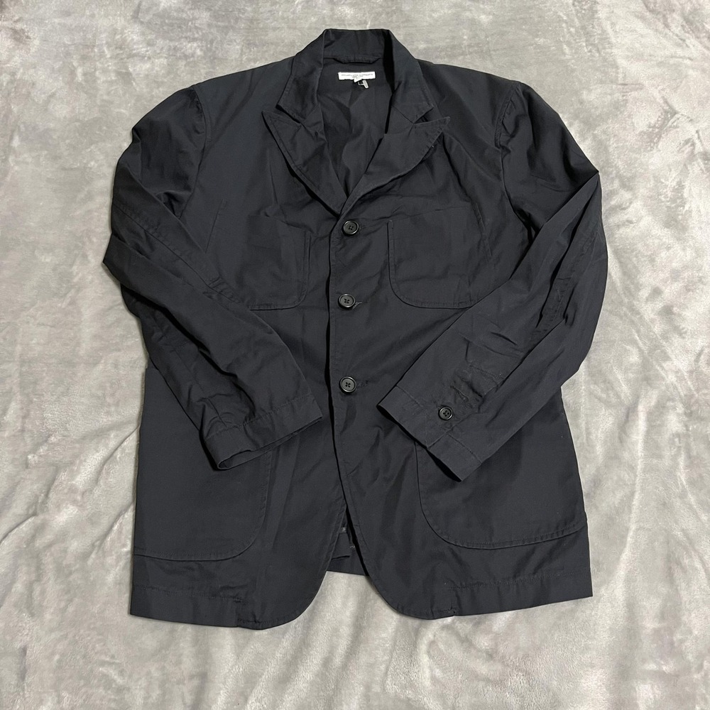 Engineered Garments Blazer Jacket Mens XS Black Cotton 3 Button Casual Made USA